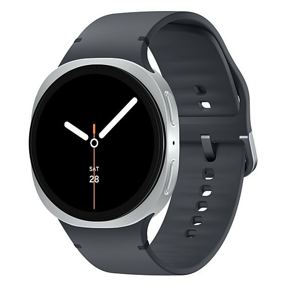 Galaxy Watch8 | 44 мм | Silver | Sport/Graphite | M/L, Размер ремешка : M/L, Тип ремешка : Sport, Размер корпуса : 44 мм, Подключение часов : Bluetooth / Wi-Fi, Цвет ремешка: Graphite, Цвет: Silver